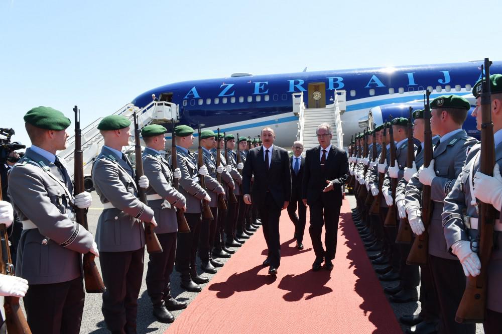 Prezident İlham Əliyev Almaniyada bir sıra görüşlər keçirib - YENİLƏNİB - FOTO