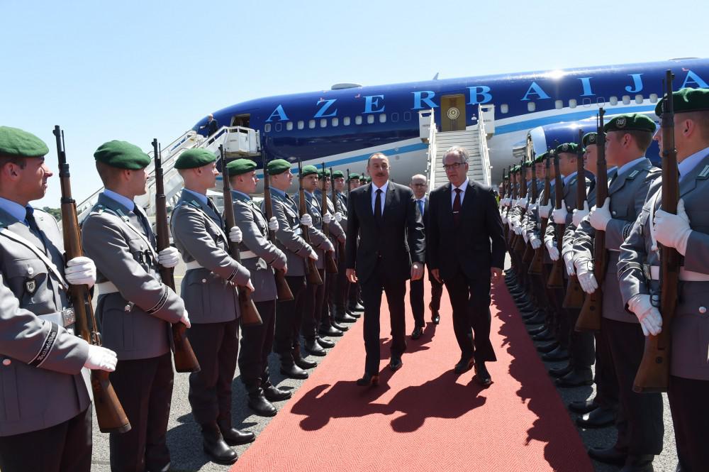 Prezident İlham Əliyev Almaniyada bir sıra görüşlər keçirib - YENİLƏNİB - FOTO