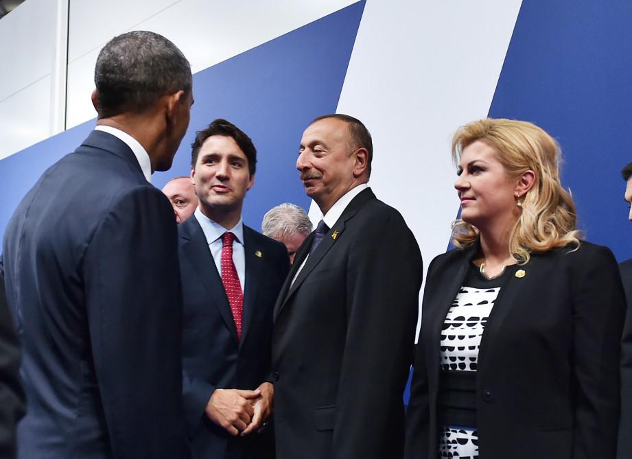 Prezident İlham Əliyev NATO-nun sammitində iştirak edib - YENİLƏNİB - FOTO