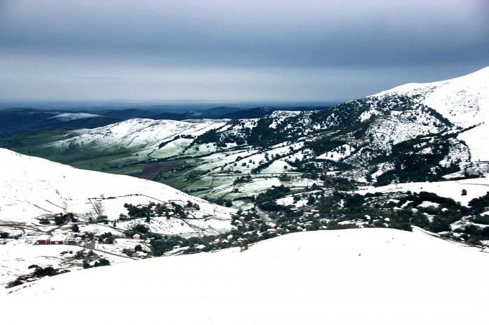 Cəlilabada qar yağdı - FOTO