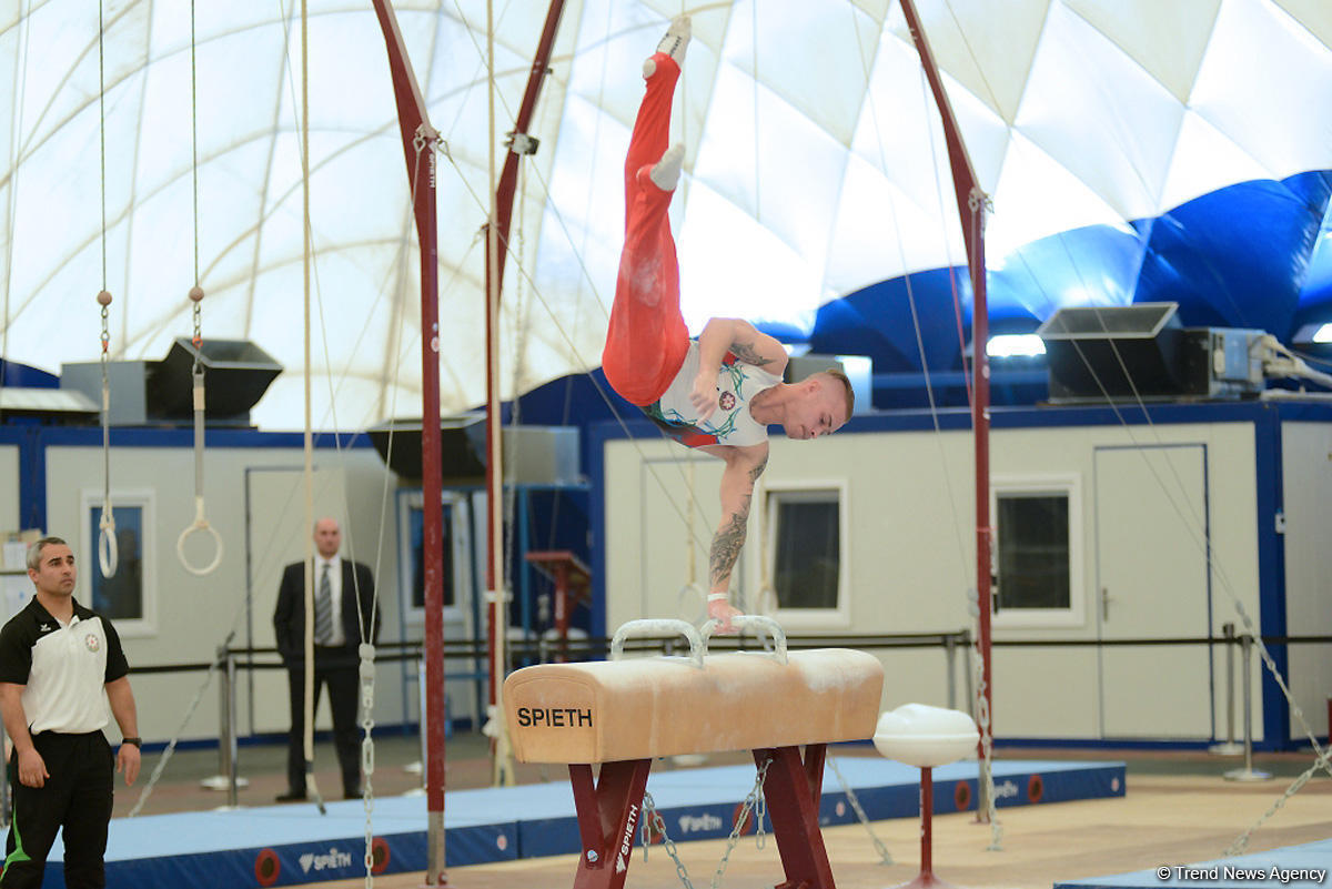İdman və akrobatika gimnastikası üzrə Azərbaycan çempionatında ikinci gün - FOTO