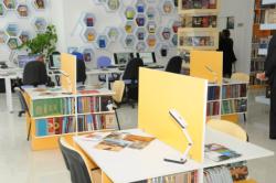 Azərbaycanda yeni konsepsiyalı ilk kompleks-kitabxananın açılışı olub - FOTO