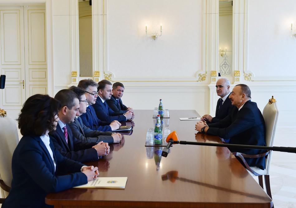Prezident İlham Əliyev Rusiyanın Stavropol vilayətinin qubernatorunu qəbul edib - FOTO