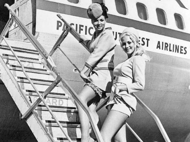 Vintage Flight Attendant Porn