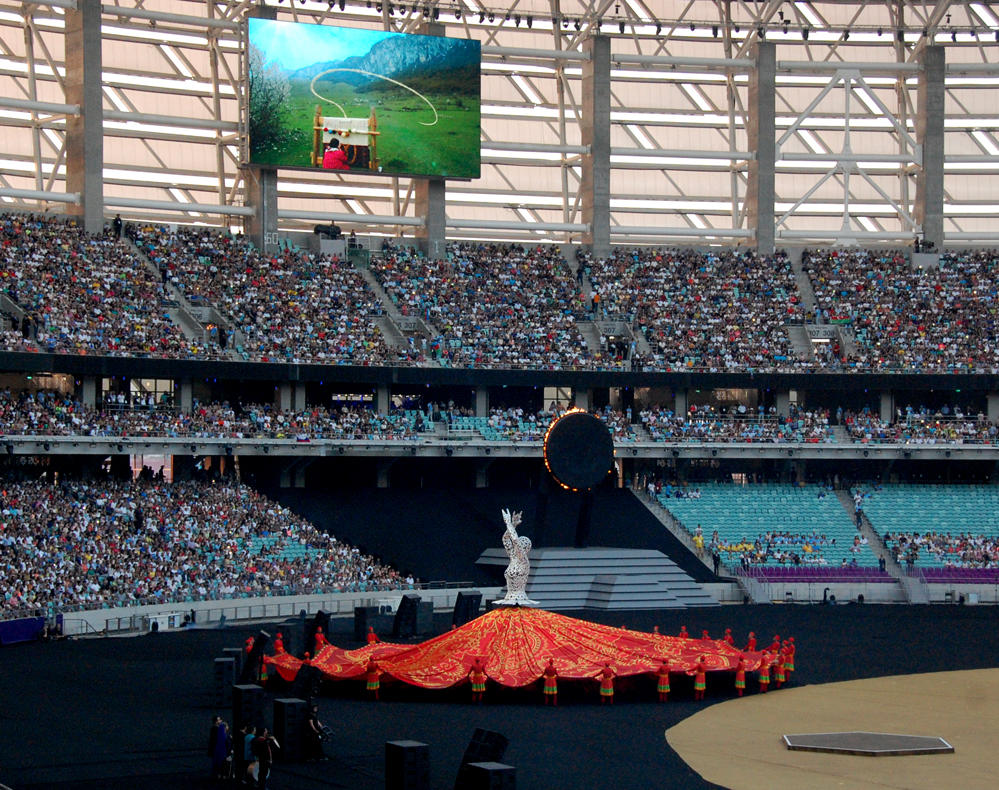 Bakıda I Avropa Oyunlarının bağlanış mərasimi başa çatdı - VİDEO - FOTO