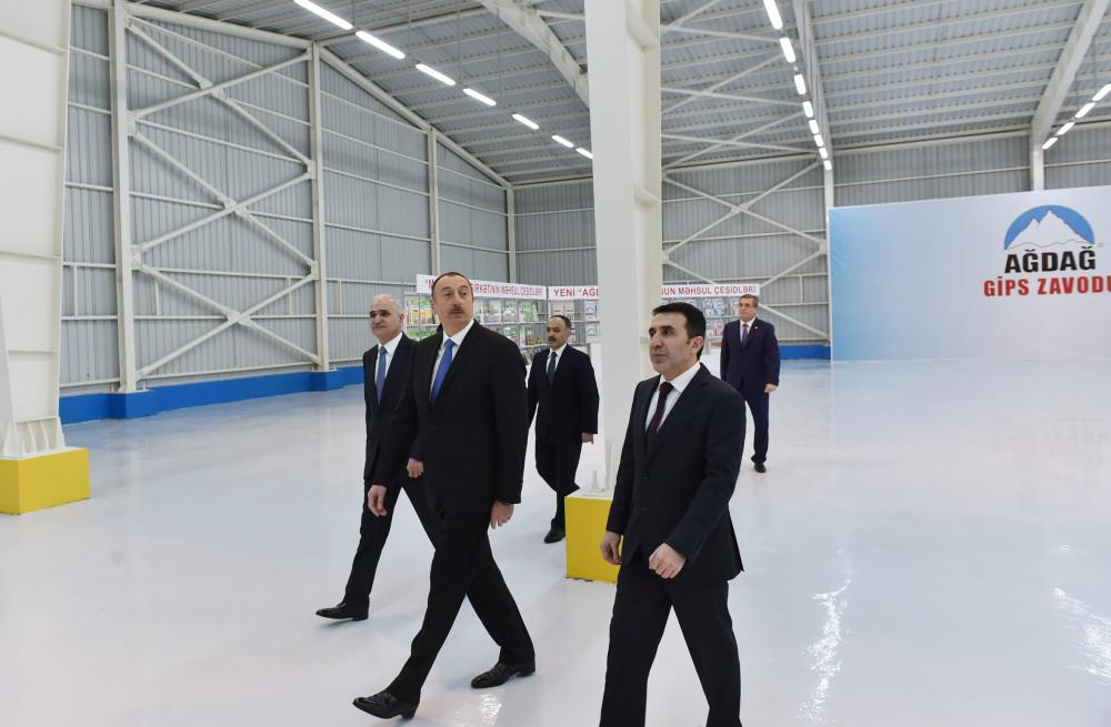 Prezident İlham Əliyev yeni zavodun açılışında iştirak edib - YENİLƏNİB - FOTO