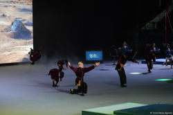 Bakıda idman gimnastikası üzrə Dünya Kubokunun açılış mərasimi keçirilib - FOTO