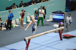 Bakıda idman gimnastikası üzrə Dünya Kubokunun ikinci günü başladı - FOTO