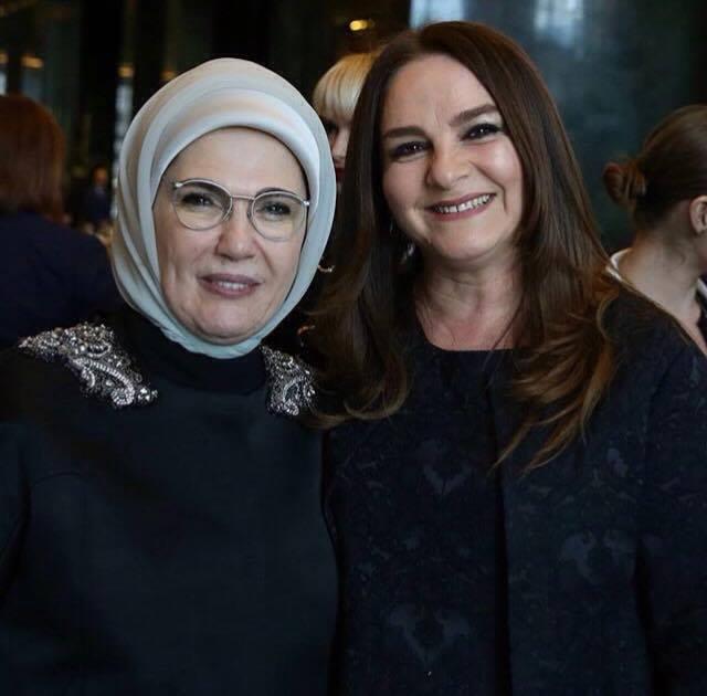 Azərbaycanlı aktrisa Prezident Sarayında Ərdoğanla - FOTO