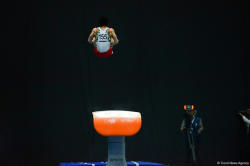 Bakıda idman gimnastikası üzrə Dünya Kuboku yarışlarının ikinci gününün ən gözəl anları - FOTO
