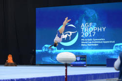 Bakıda idman gimnastikası üzrə Dünya Kubokunun dördüncü günü FOTOLARDA