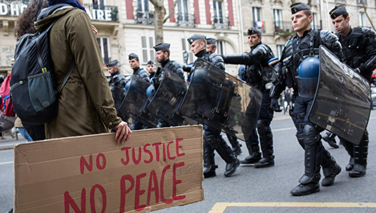 Parisdə polislə qarşıdurma: 35 nəfər saxlanıldı - YENİLƏNİB - VİDEO - FOTO