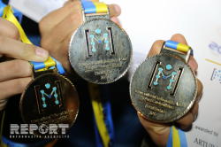 Azərbaycanlı şagirdlərin hazırladığı robotlar beynəlxalq müsabiqəsdə qızıl medal qazandı - VİDEO - FOTO