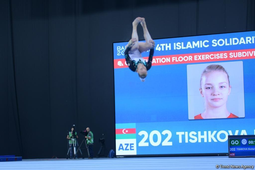 İdman gimnastikası üzrə Azərbaycan komandası İslamiadada qızıl medal qazandı - FOTO