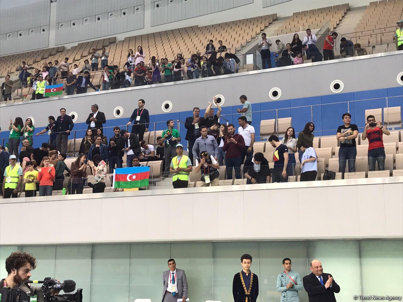 Azərbaycan üzgüçüsü İslamiadada ikinci qızıl medalını qazandı - FOTO