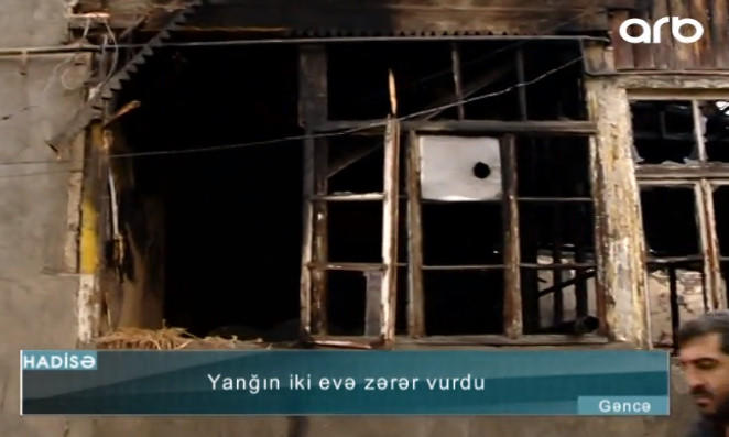 İki 4 otaqlı ev yanıb - VİDEO - FOTO