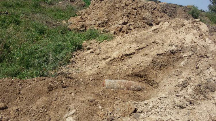 Ağdam rayonunda top və tank mərmisi aşkarlandı - FOTO