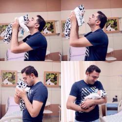 Tanınmış azərbaycanlı teleaparıcı yeni doğulan oğlu ilə - FOTO