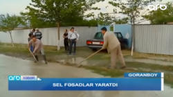 Goranboyda sel ciddi fəsadlar törədi - VİDEO - FOTO