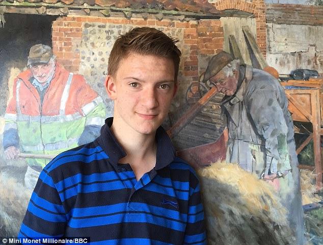 14 yaşlı oğlan milyonçu rəssam oldu - FOTO