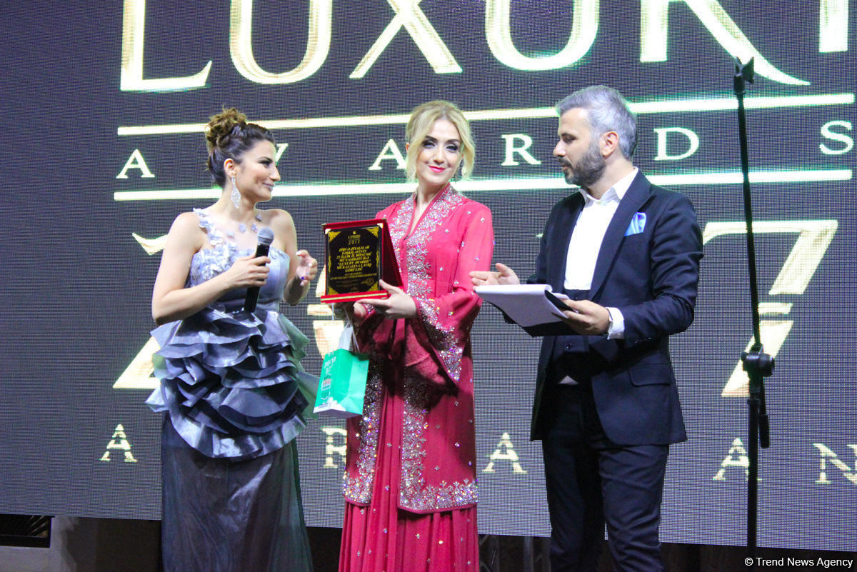 Bakıda «Luxury Awards 2017» mərasiminin qala gəcəsi keçirildi - FOTOlar