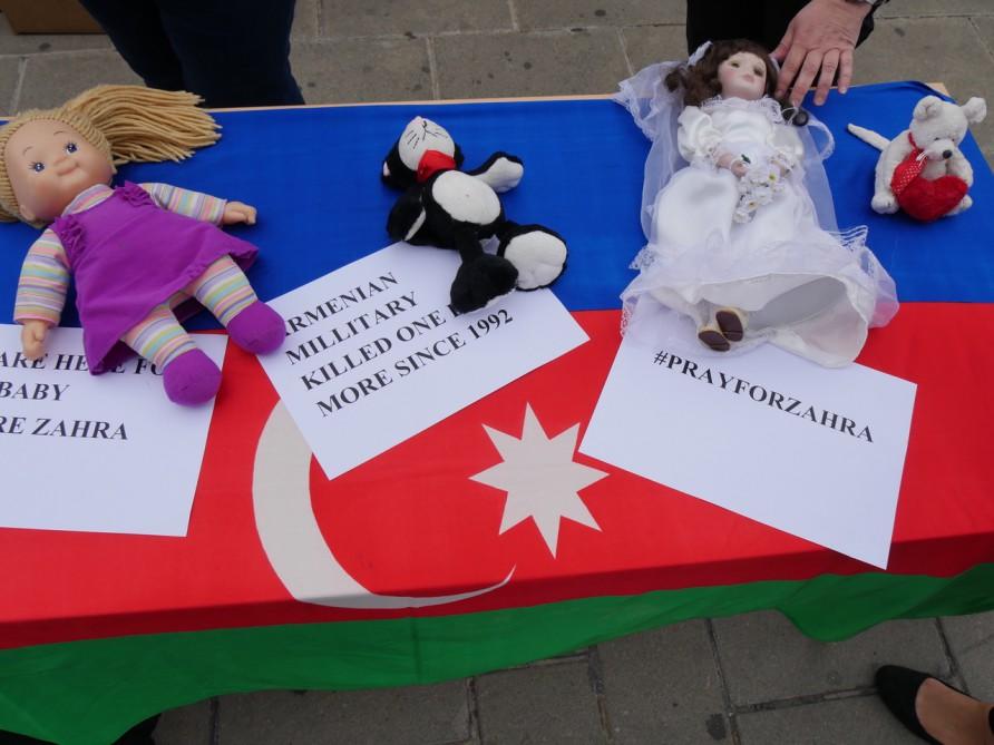 Vyanada yaşayan azərbaycanlılar aksiya keçirdilər - FOTO