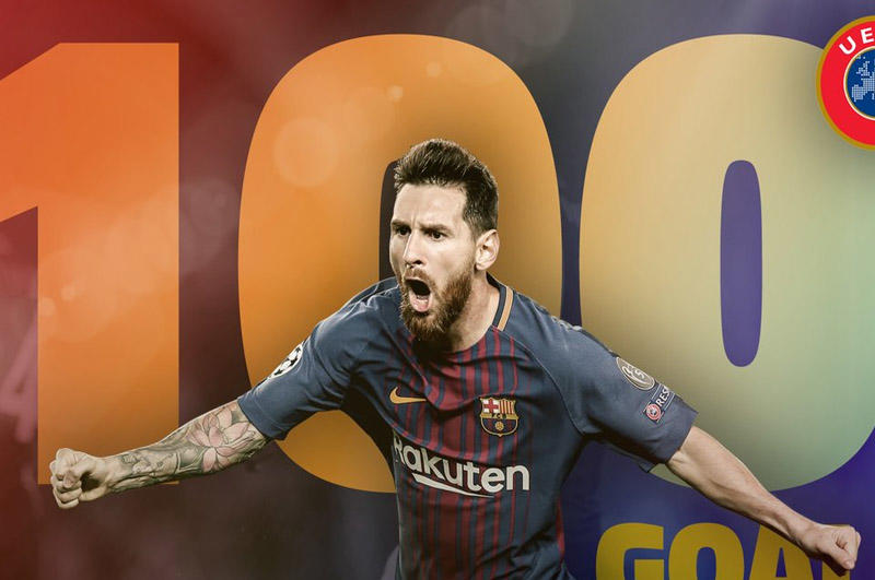 Messi avrokuboklarda 100-cü qolunu vurdu