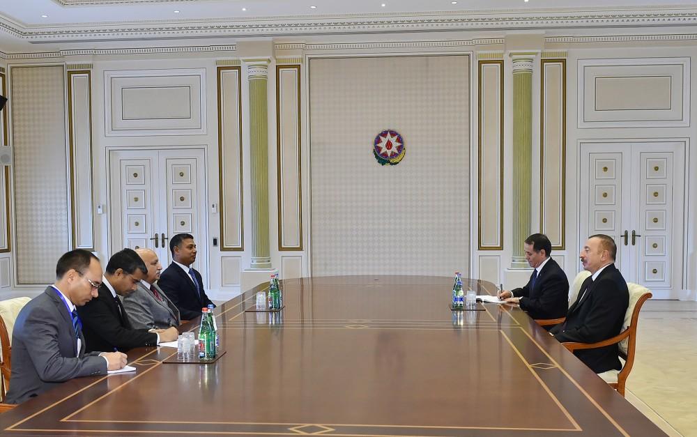 Prezident İlham Əliyev Hindistanın xarici işlər üzrə dövlət nazirini qəbul edib - FOTO