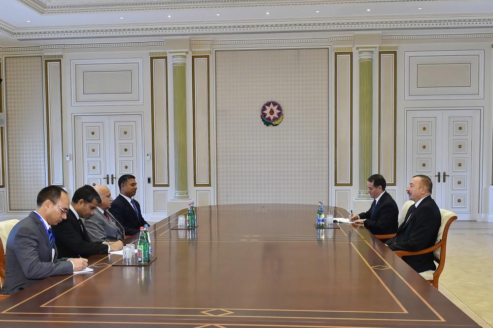 Prezident İlham Əliyev Hindistanın xarici işlər üzrə dövlət nazirini qəbul edib - FOTO