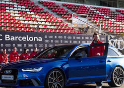 &quot;Audi&quot; &quot;Barselona&quot;nın futbolçularına avtomobillər bağışladı - FOTO
