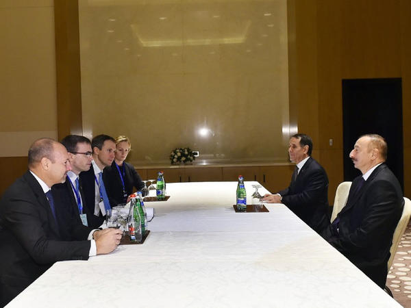 Prezident İlham Əliyev Estoniyanın xarici işlər nazirini qəbul edib - FOTO