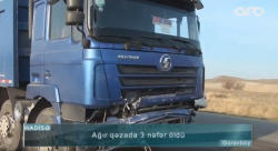 Goranboyda "06" yük maşını ilə toqquşdu: 2 qardaş öldü - VİDEO - FOTO