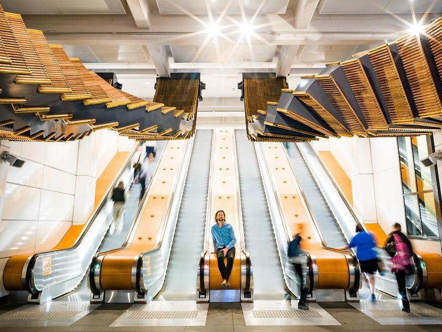 Metro stansiyasında belə eskalator olmamışdı - FOTO