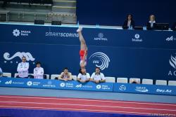 Bakıda batut gimnastikası və tamblinq üzrə Avropa çempionatında son yarış günü başladı - FOTO