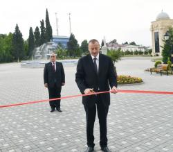 Prezident İlham Əliyevin Goranboy və Naftalana səfəri - YENİLƏNİB - FOTO
