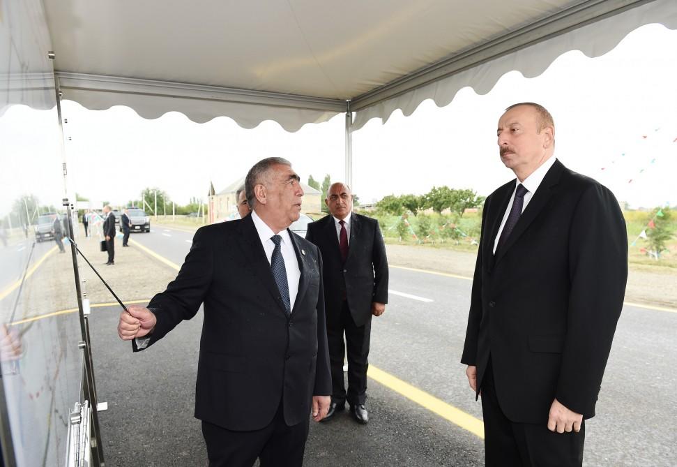 Prezident İlham Əliyevin Goranboy və Naftalana səfəri - YENİLƏNİB - FOTO