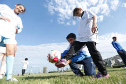Uşaqlar üçün futbol üzrə master-klass keçirilib - FOTO