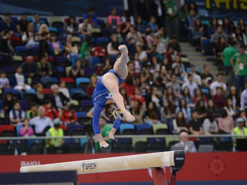 Gimnastımız Dünya Kubokunda bürünc medal qazandı