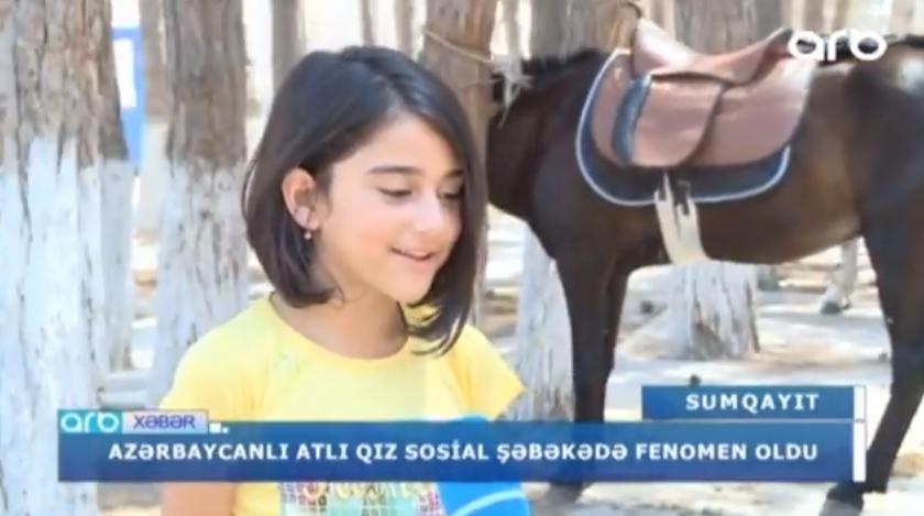 “Mən atlarla nəfəs alıram” – Maşınla yarışan 9 yaşlı qız DANIŞDI – VİDEO – FOTO