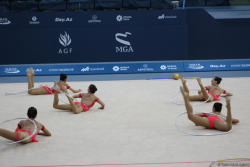 Bədii gimnastika üzrə Azərbaycan çempionatında mükafatlandırma mərasimi keçirilib - FOTO