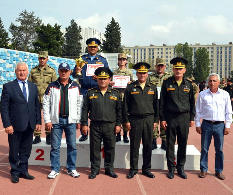 Azərbaycan Ordusunda yüngül atletika üzrə yarışlar keçirilib - FOTO