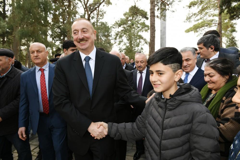 Azərbaycan Prezidenti İlham Əliyevin Beyləqan rayonuna səfəri - YENİLƏNİB - FOTO