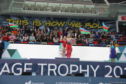 İdman gimnastikası üzrə Dünya Kuboku çərçivəsində “AGF Trophy” mükafatları təqdim edilib - FOTO