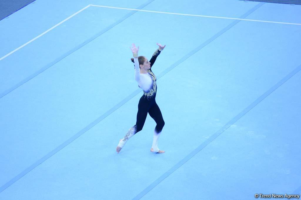 Milli Gimnastika Arenasında idman gimnastikası üzrə Dünya Kuboku çərçivəsində yarışlar davam edir - FOTO