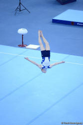 Bakıda idman gimnastikası üzrə Dünya Kubokunda final mərhələsi başladı - FOTO