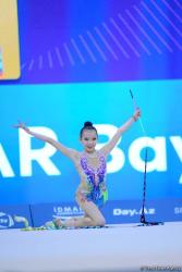 Milli Gimnastika Arenasında bədii gimnastika üzrə "AGF Junior Trophy" beynəlxalq turniri davam edir - FOTO