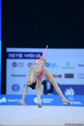 Bakıda bədii gimnastika üzrə AGF Junior Trophy beynəlxalq turnirinin final yarışları davam edir - FOTOREPORTAJ