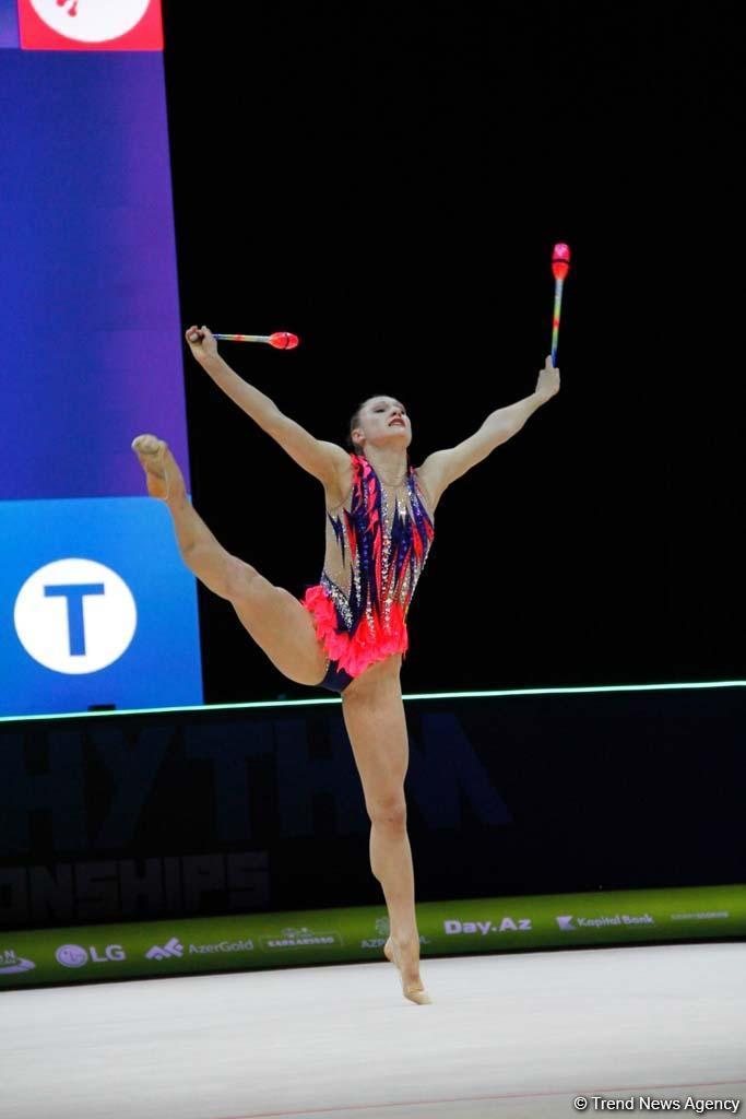 Bədii gimnastika üzrə 35-ci Avropa Çempionatının üçüncü günündən maraqlı anlar - FOTO