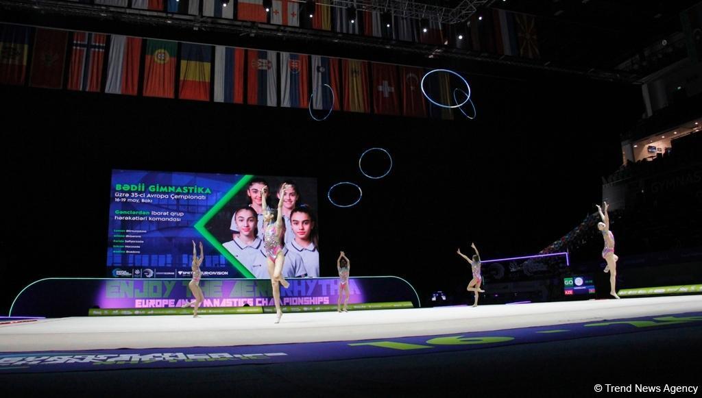 Bakıda bədii gimnastika üzrə 35-ci Avropa çempionatının finalı keçirilir - FOTO