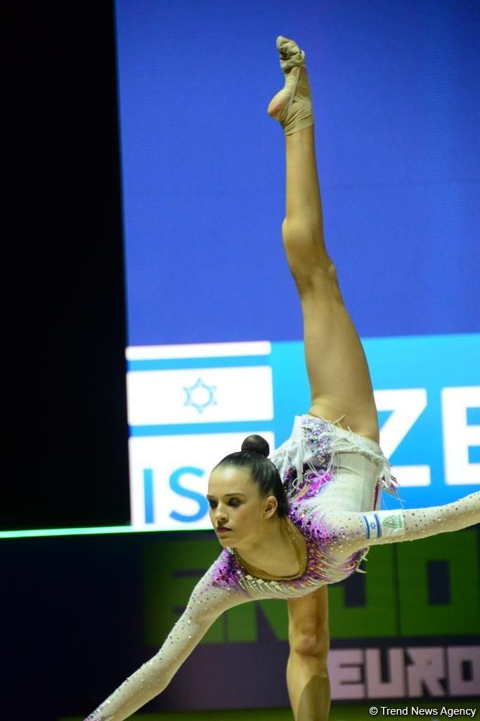 Bakıda bədii gimnastika üzrə Avropa çempionatının final mərhələsi davam edir  - FOTO